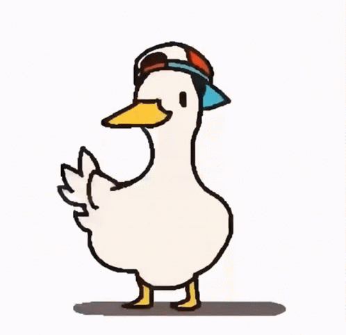 cool dancing duck